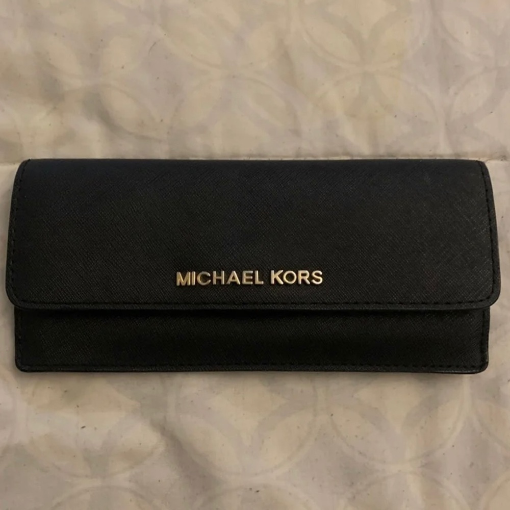 Michael Kors Slim Black Wallet